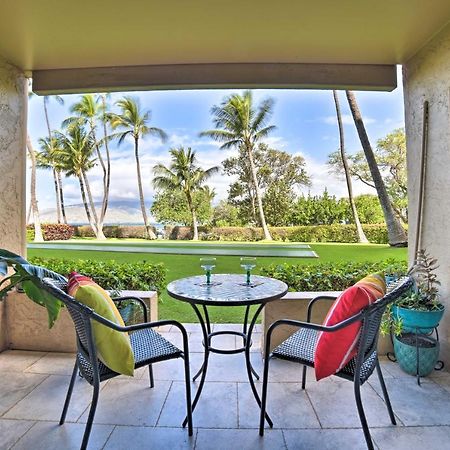 Ocean-View Kihei Condo With Lanai Steps To Beach! Eksteriør billede