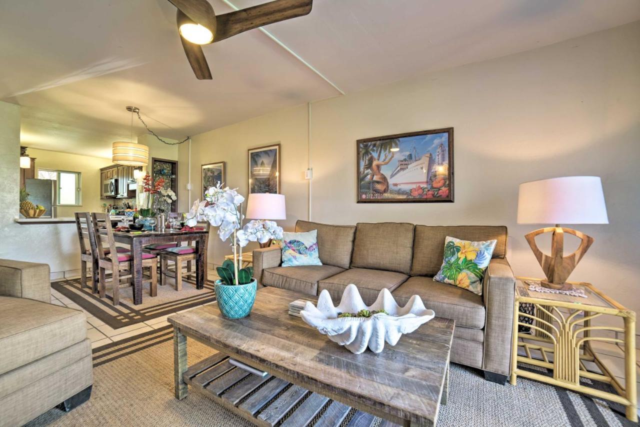 Ocean-View Kihei Condo With Lanai Steps To Beach! Eksteriør billede