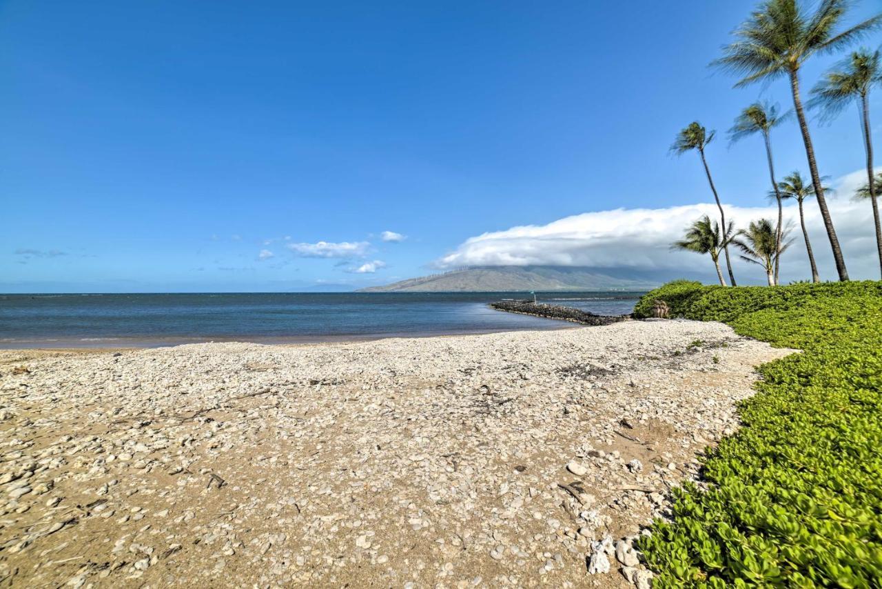 Ocean-View Kihei Condo With Lanai Steps To Beach! Eksteriør billede