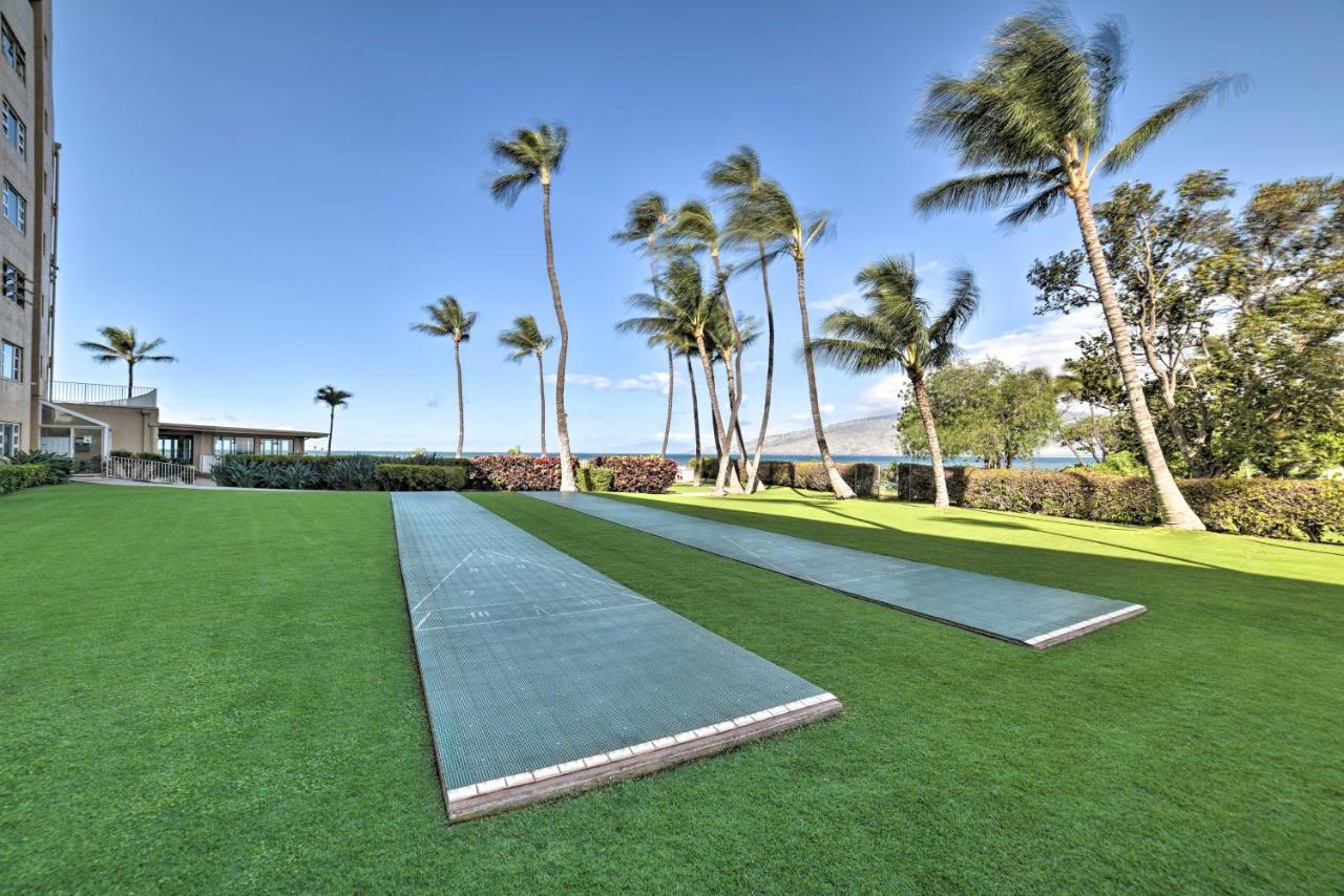 Ocean-View Kihei Condo With Lanai Steps To Beach! Eksteriør billede
