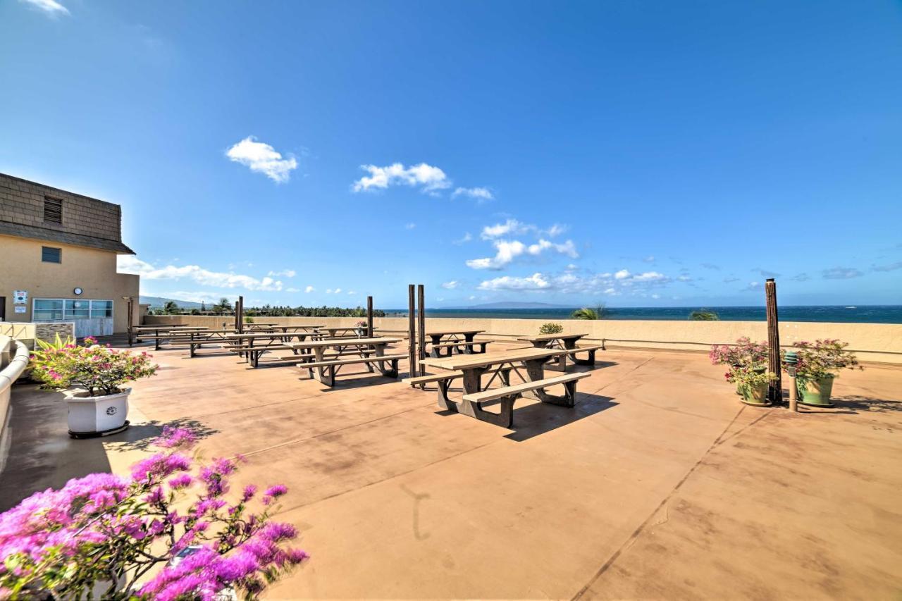 Ocean-View Kihei Condo With Lanai Steps To Beach! Eksteriør billede