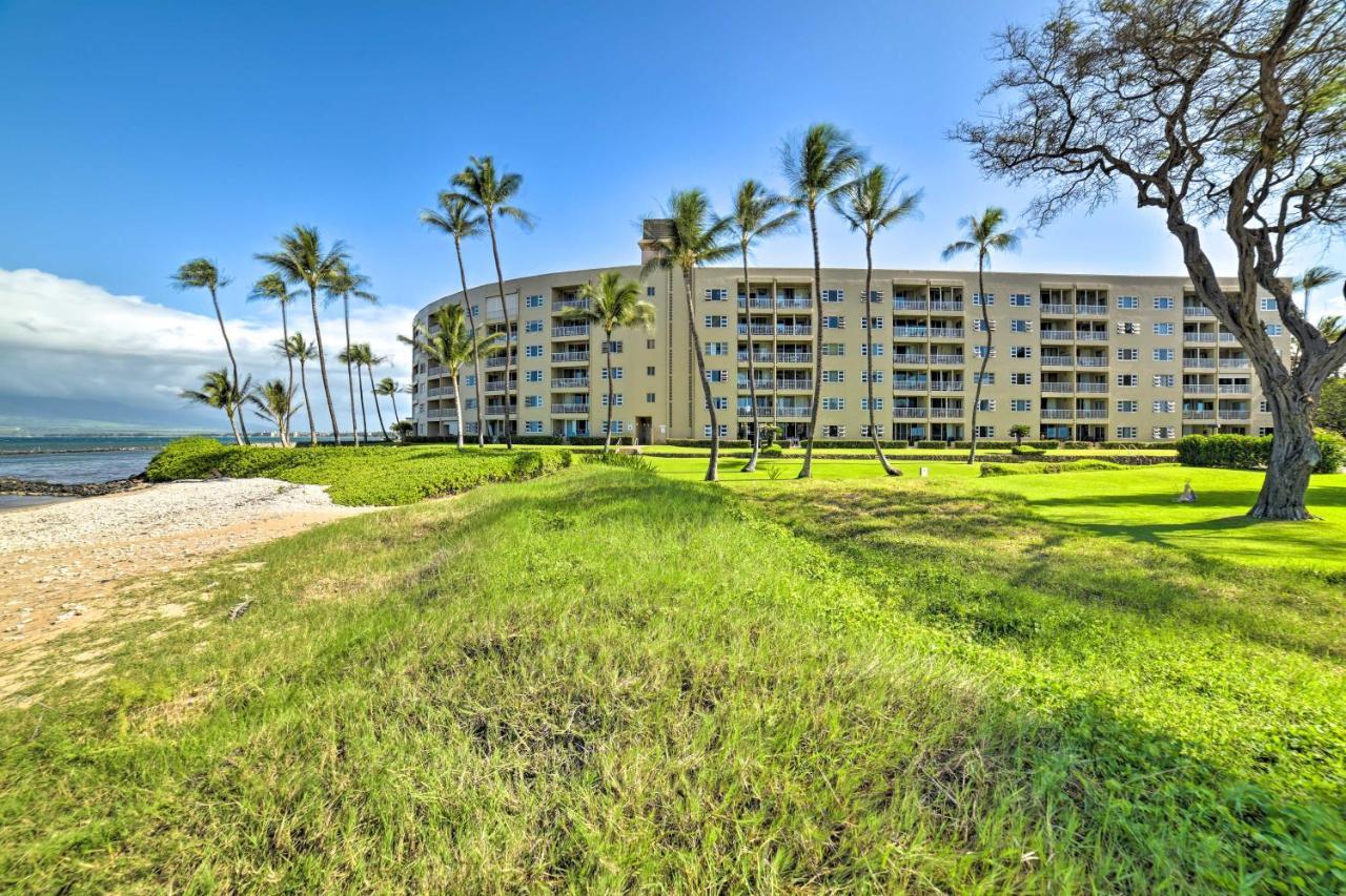 Ocean-View Kihei Condo With Lanai Steps To Beach! Eksteriør billede